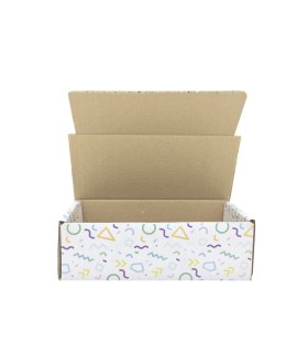 Pack de 150 cajas con asa para regalos de Navidad 22x14x15 cm